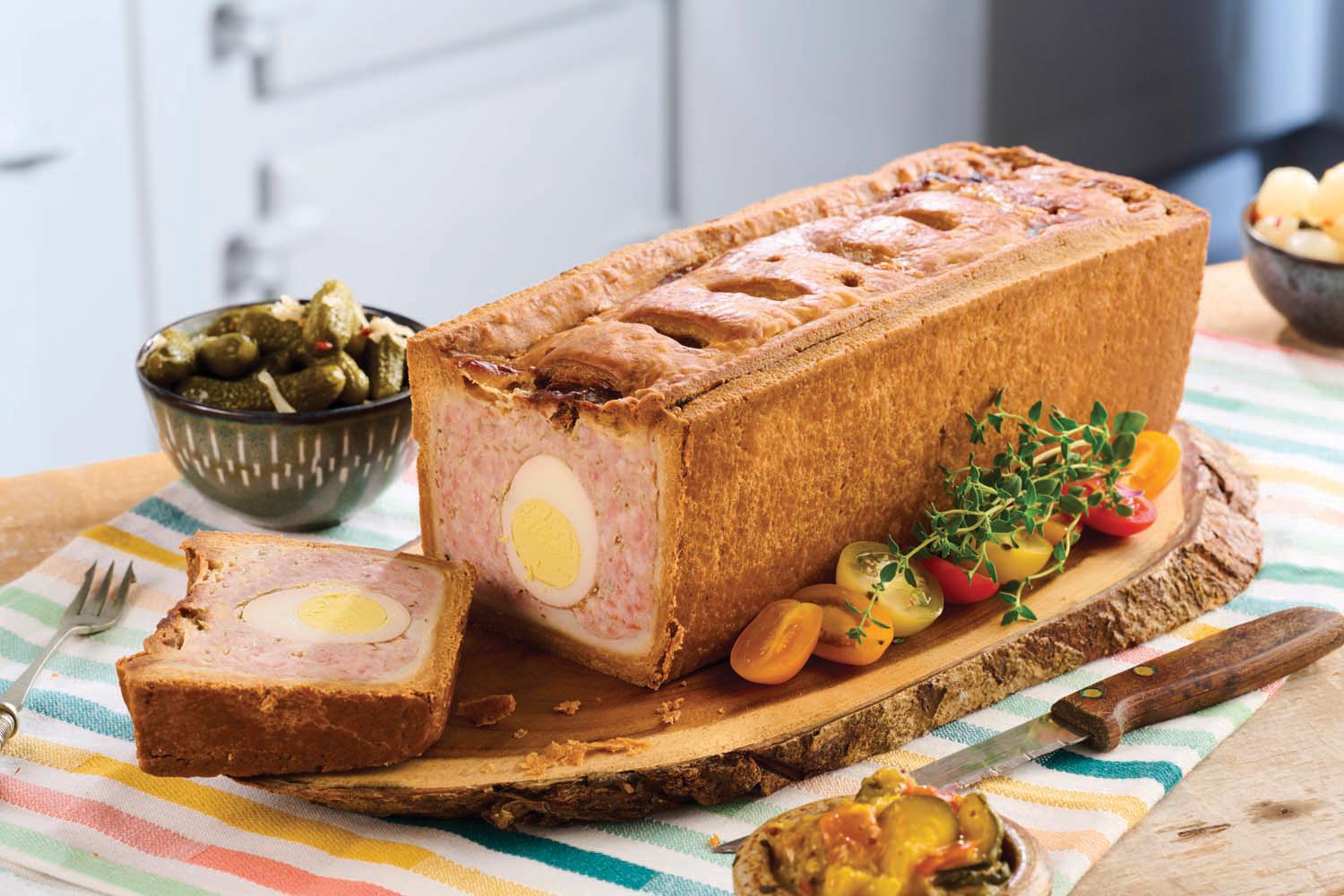 Gala Pie with Egg Pies Scotch Eggs